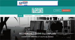 Desktop Screenshot of lavoixemploi.com